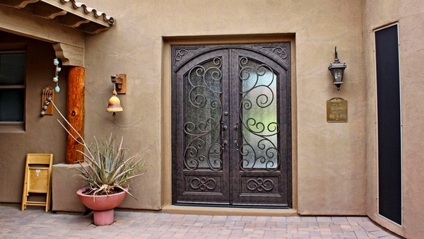 types of security door house front door wrought iron 