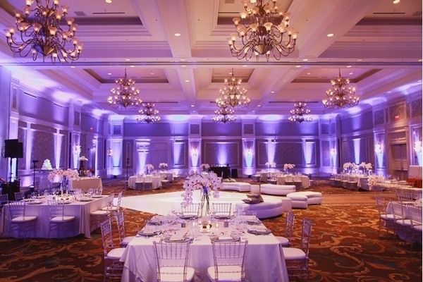 uplighting ideas ballroom decor wedding 