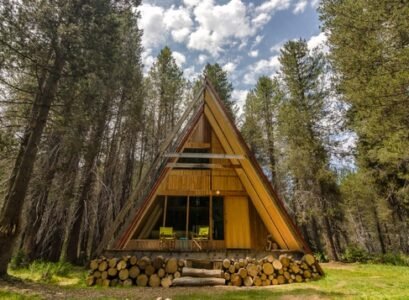 A-frame-cabin-design-ideas-forest-house-timber-a-frame-cabin-ideas