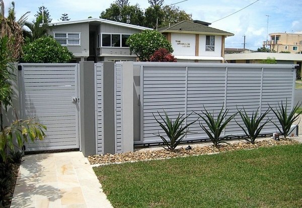 Aluminum fencing panels garden