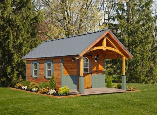 Amish cabins design ideas – a simple log cabin for a great relax