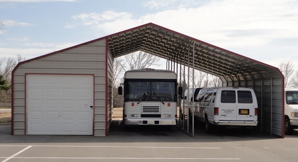 RV carports and shelters covers carport with storage