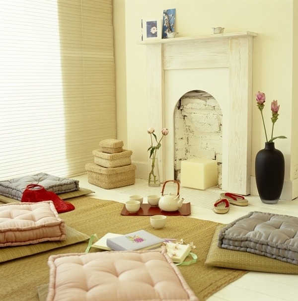 ideas minimalist floor cushions