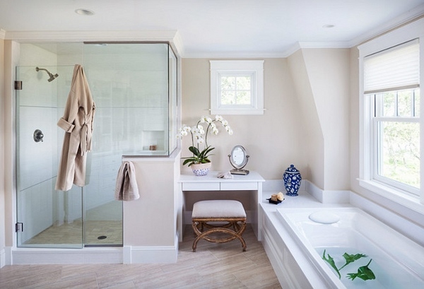 benjamin moore edgecomb wall color contemporary bathroom design 