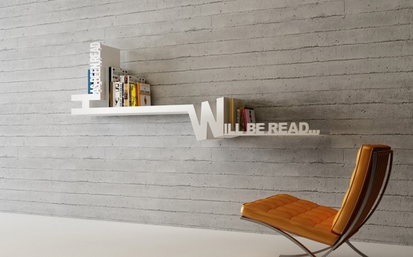 cool modern bookshelf design 