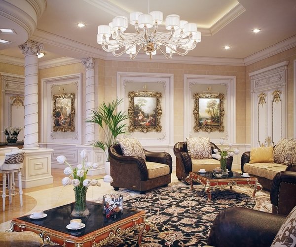 drawing room design ideas classic decor large chandelier