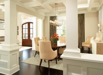 edgecomb-gray-wall-color-stylish-dining-room-decorating-ideas