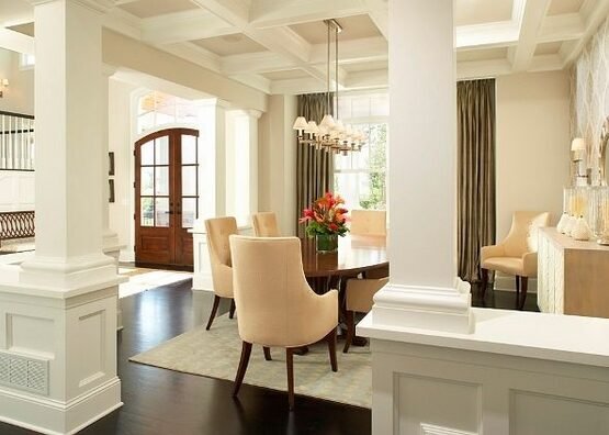edgecomb-gray-wall-color-stylish-dining-room-decorating-ideas