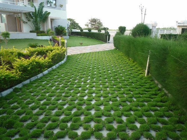 grass pavers driveway pavers ideas house exterior landscaping