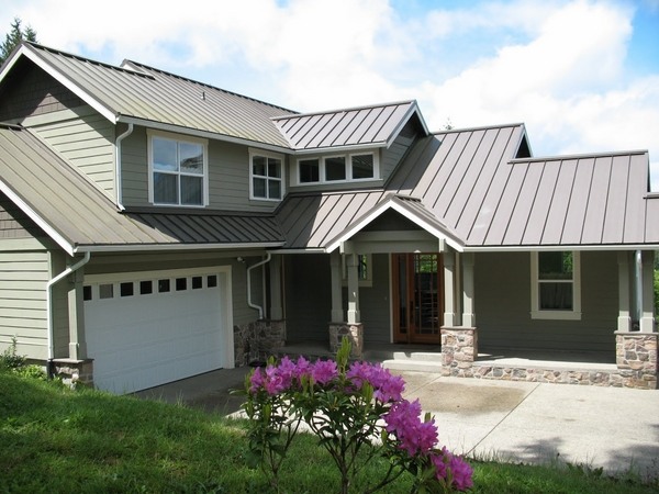 pros cons of metal roofs house exterior