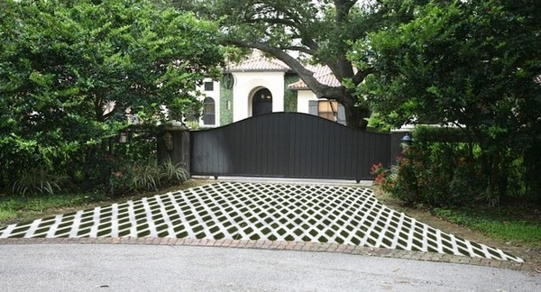 modern exterior driveway garden gate