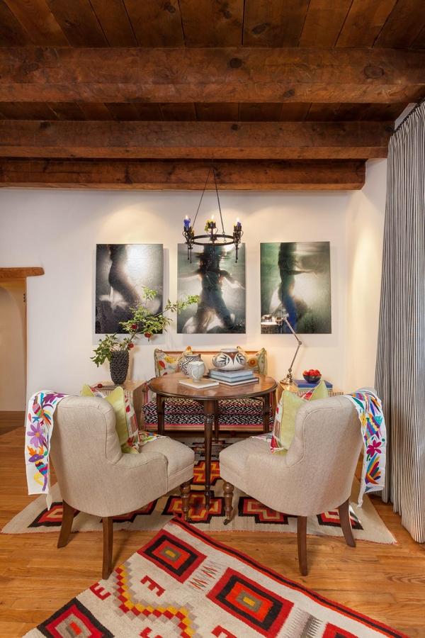 Navajo Rugs Add A Native American, American Indian Themed Living Room