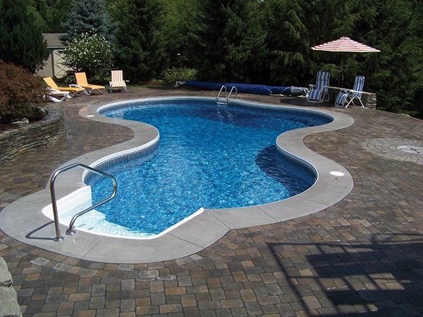 freeform pool design ideas backyard pool 