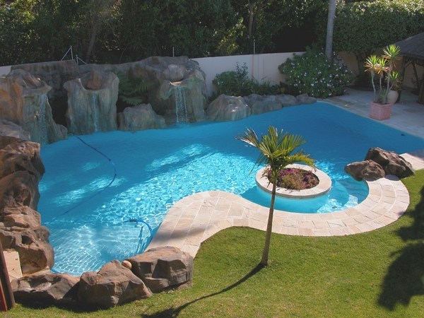 freeform pools modern pool design water features