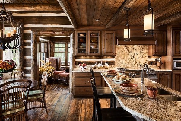 rustic cabin furniture ideas rustic kitchen design wood ceiling 