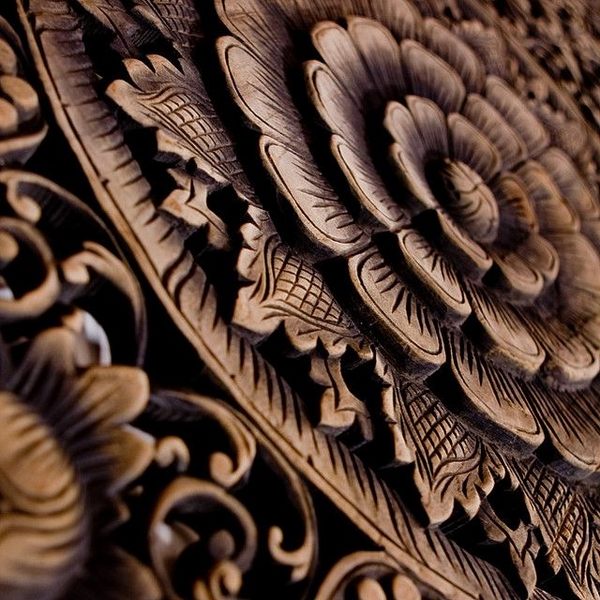 beautiful carved decorative panels