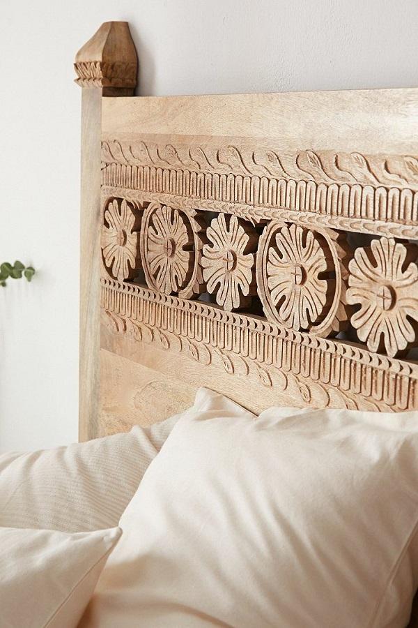 Wood Carving Patterns Awesome Home, Bed Headboard Designs Wood Carving