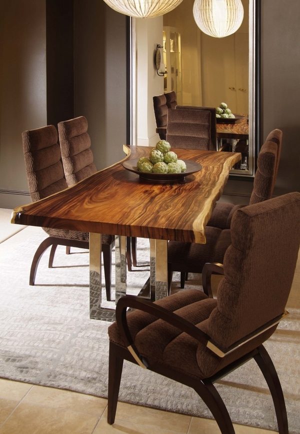 wood-slab-dining-table-designs-furniture ideas-dining-chairs