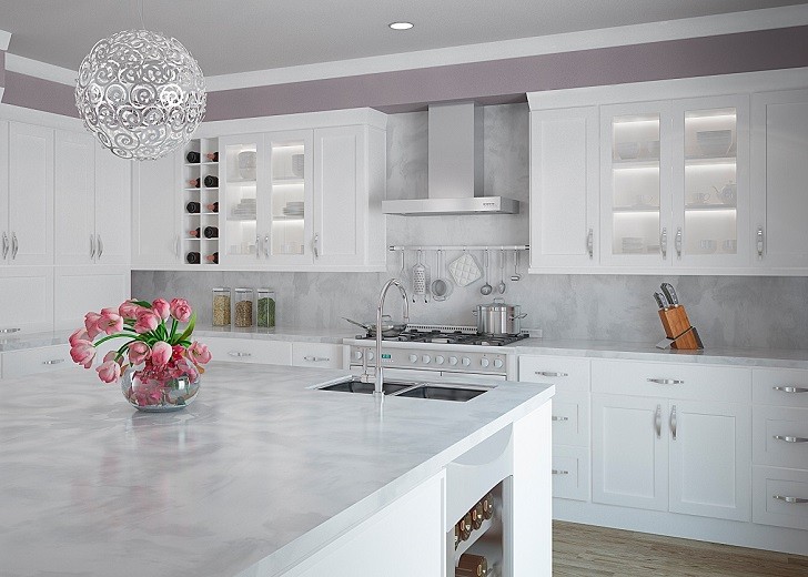White Shaker Cabinets The Hottest, Kitchen Ideas With White Shaker Cabinets