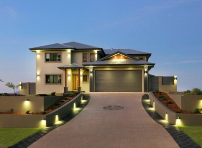 Corrugated-metal-roofing-modern-house-ideas-garden-lighting