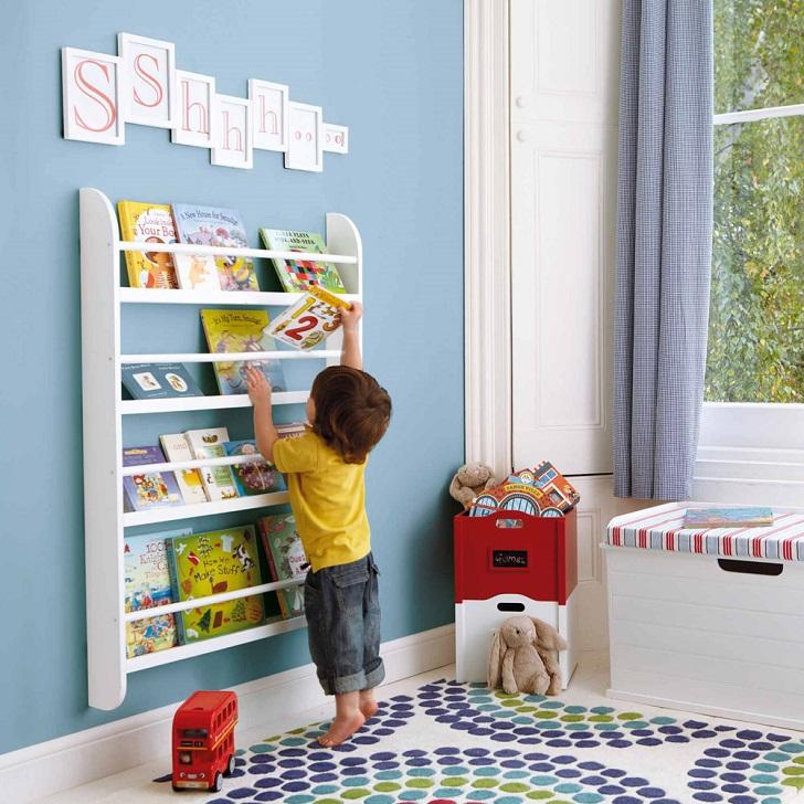 childrens bedroom bookshelves