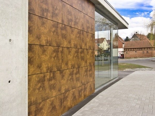 HPL wall panel stone effect exterior panels 