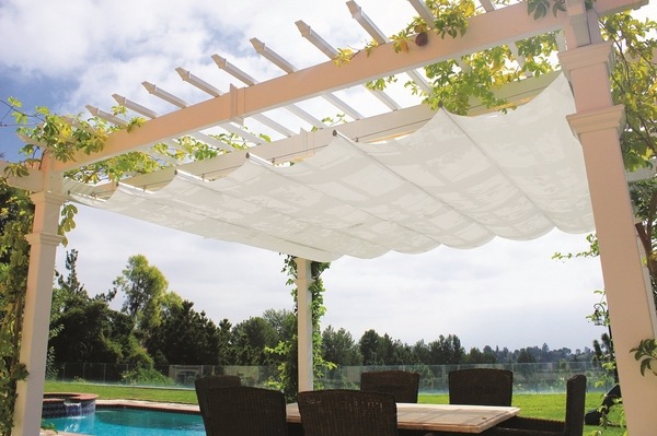 Pergola canopy and pergola cover ideas wooden pergola textile canopy