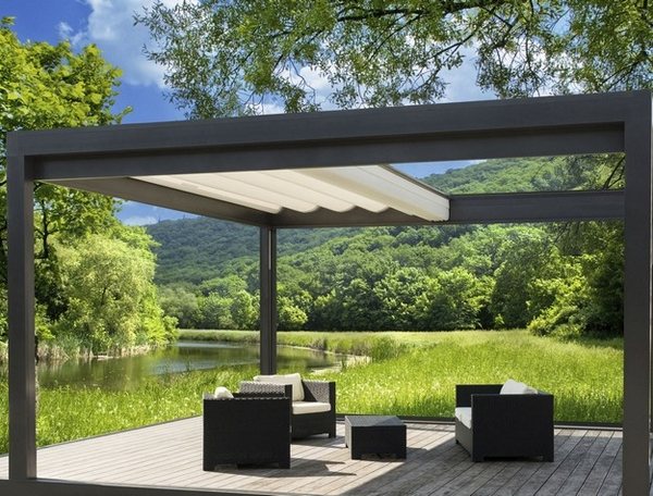 aluminum pergola ideas retractable pergola canopy modern furniture