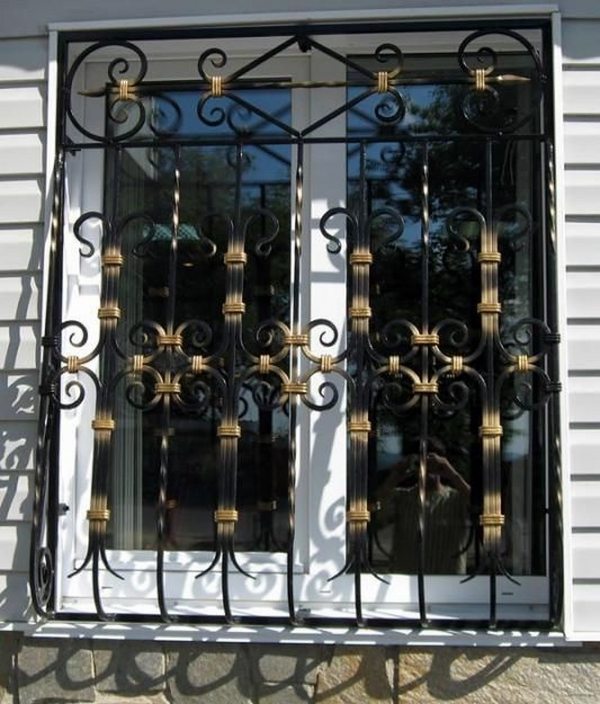 burglar bars for windows wrought iron security decorative