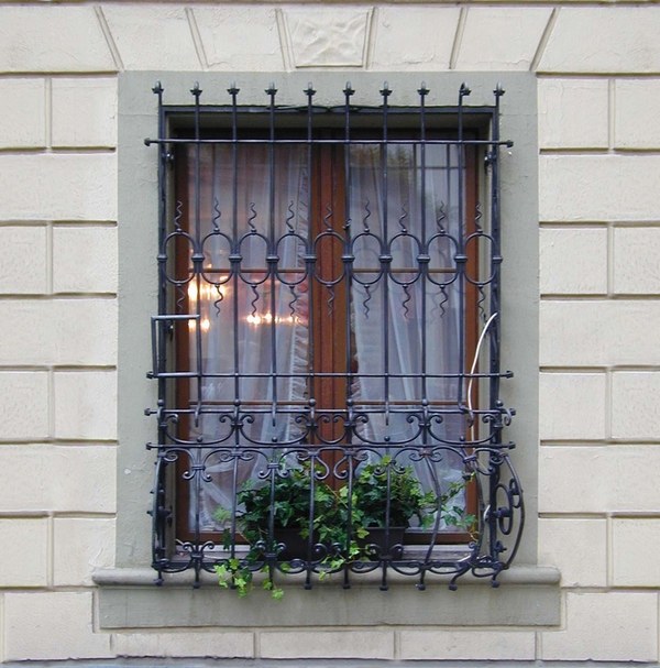 for windows decorative wrought iron security