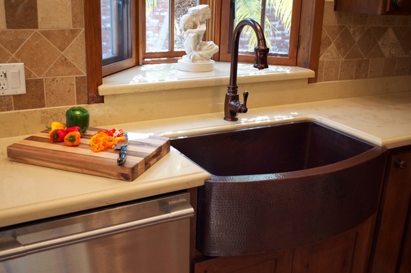 copper sink apron sink ideas kitchen remodel ideas 