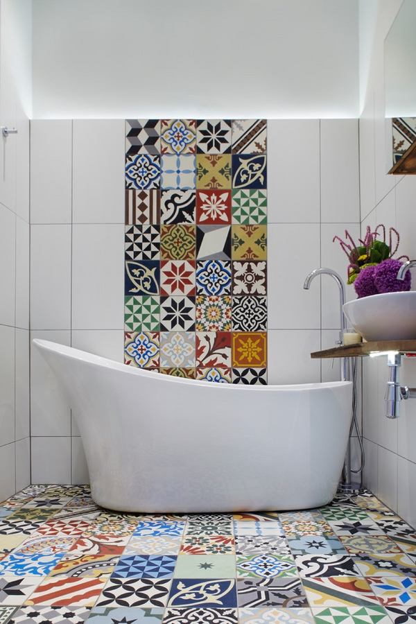 awesome bathroom design floor wall tile ideas