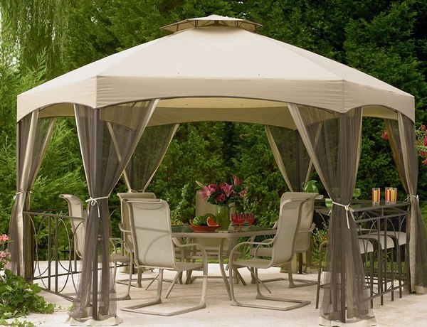 gazebo canopy ideas backyard design ideas shade options 