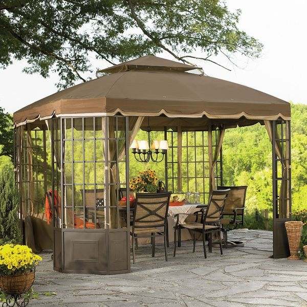 gazebo canopy ideas elegant patio design outdoor furniture