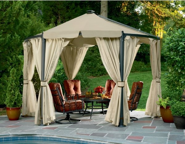 Gazebo canopy ideas - awesome outdoor living space designs