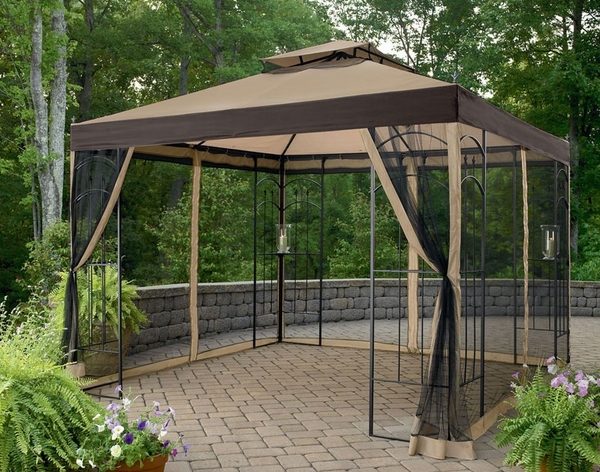 gazebo small backyard design ideas pop up