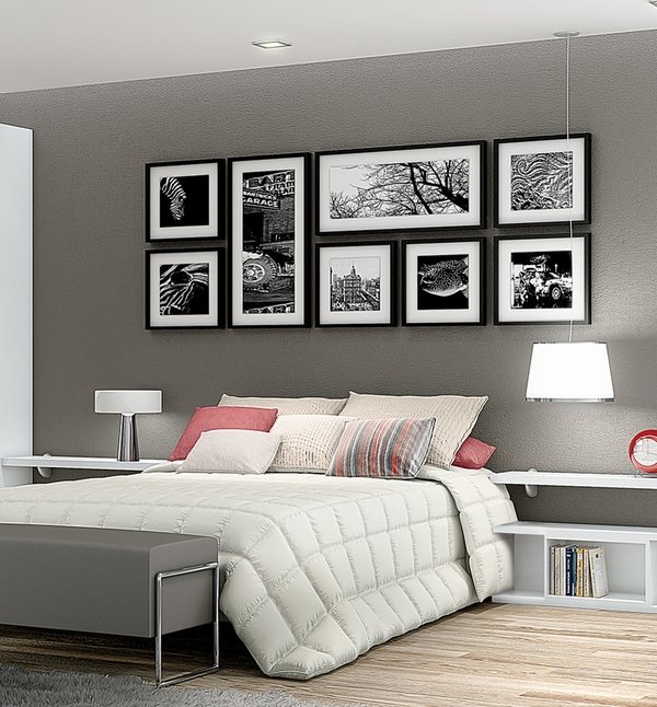 picture hanging rules bedroom decor