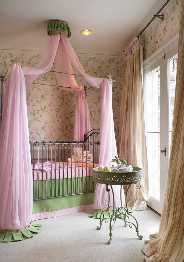 Pink hotsell metal crib