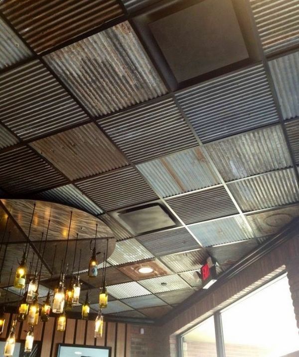 Metal Ceiling Tiles Pros And Cons Eye Catching Ceiling Ideas