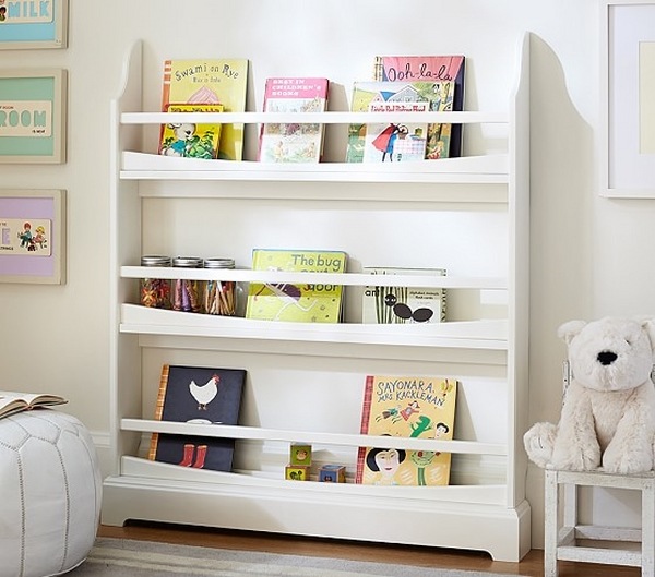 shelf bookrack forward facing bookshelf kids bedroom