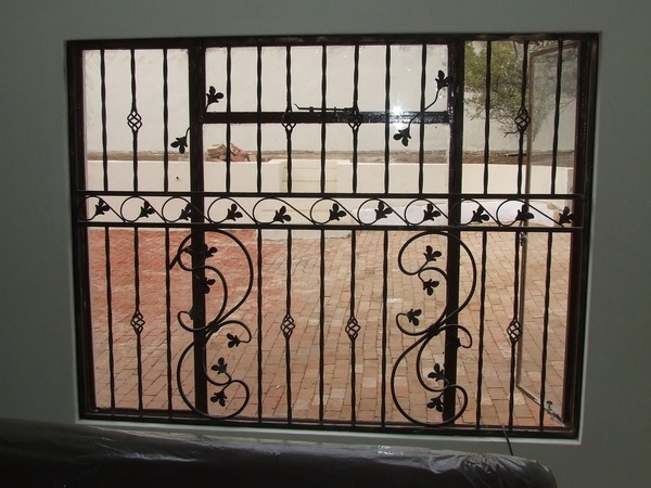 window security burglar decorative wrought iron window