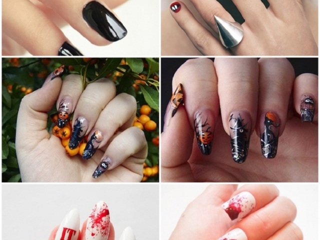 Halloween Acrylic Nails The Best Halloween Nail Art Ideas