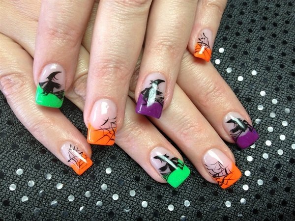 Halloween acrylic nails – the best Halloween nail art ideas