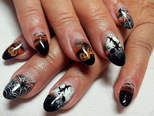 Halloween-acrylic-nails-ideas-perfect-halloween-nail-design