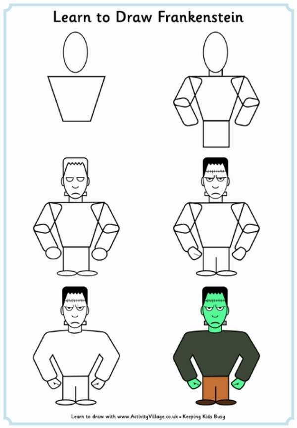 Halloween-drawing-ideas-how-to-draw-a-frankenstein