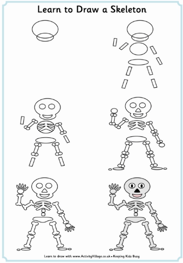 Halloween-drawing-ideas-how-to-draw-a-skeleton