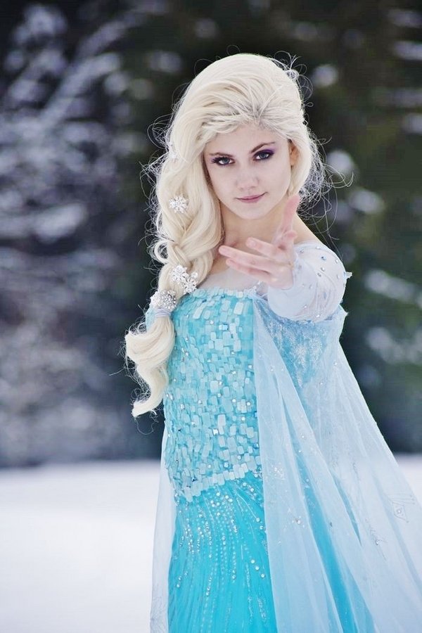 fancy costumes for Halloween elsa frozen costume