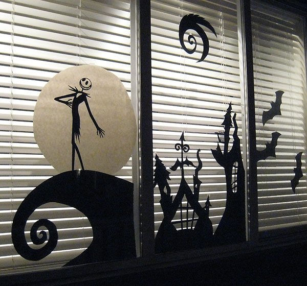 Halloween window silhouettes DIY ideas and useful decor tips