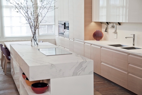 modern white kitchen cabinets