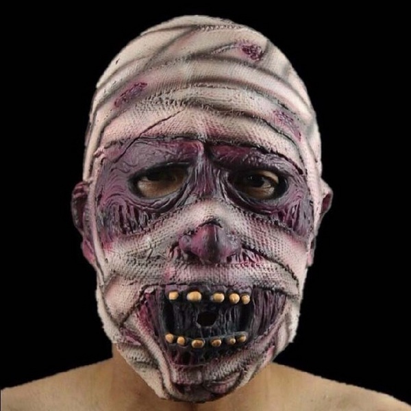 Realistic-Halloween-masks-ideas-latex-Halloween-masks-Halloween-horror-masks-mummy-mask